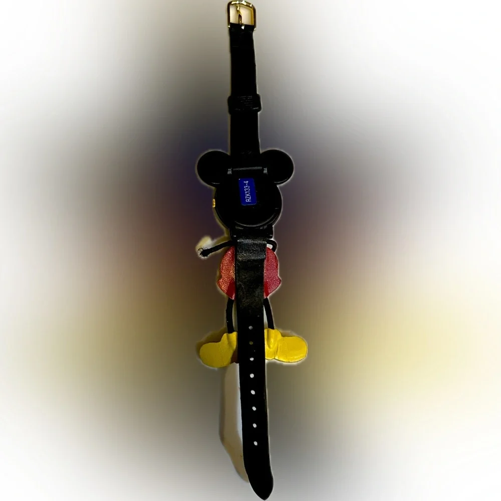 VTG 80’s LORUS RZK133-4 MICKEY MOUSE FULL BODY FLAWED WATCH DISNEY MISSING GLOVE